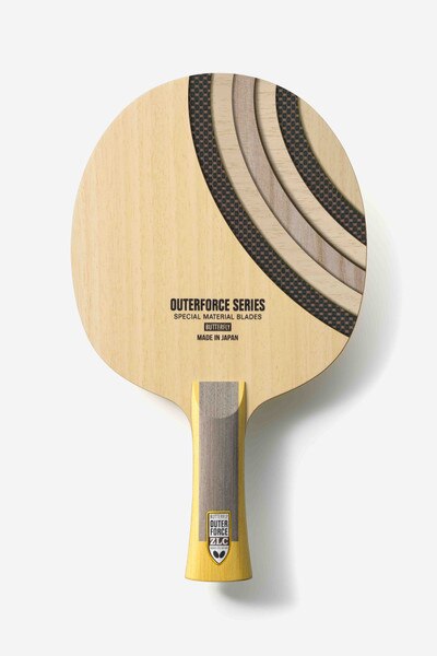 Butterfly Outerforce ZLC Table Tennis Blade - Layer Cross-Section